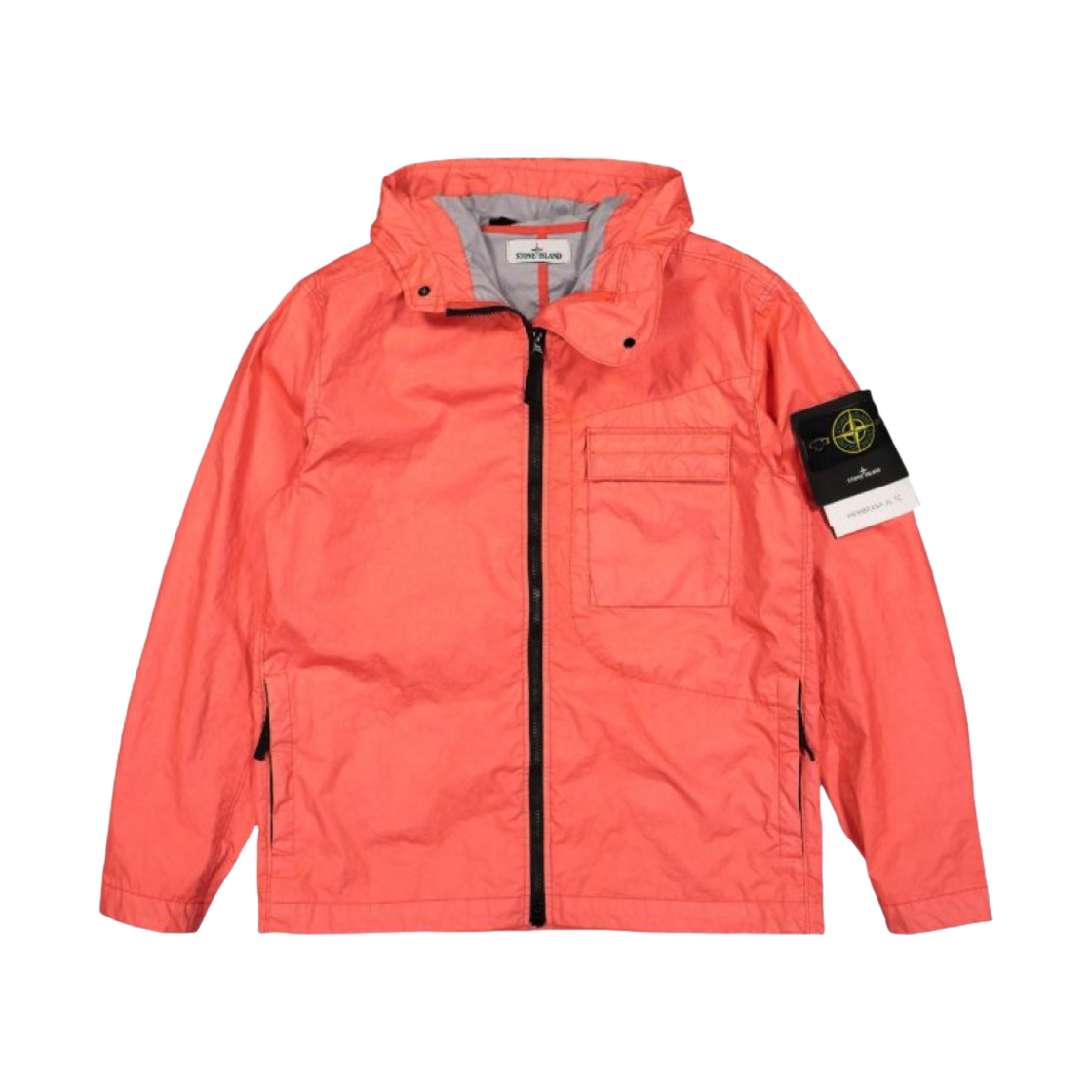 스톤 아일랜드 40223 멤브라나 3L TC 가먼트 다이드 후드 자켓 오렌지 - 22SS(Stone Island 40223 Membrana 3L TC Garment Dyed Hooded Jacket Orange - 22SS) - 1