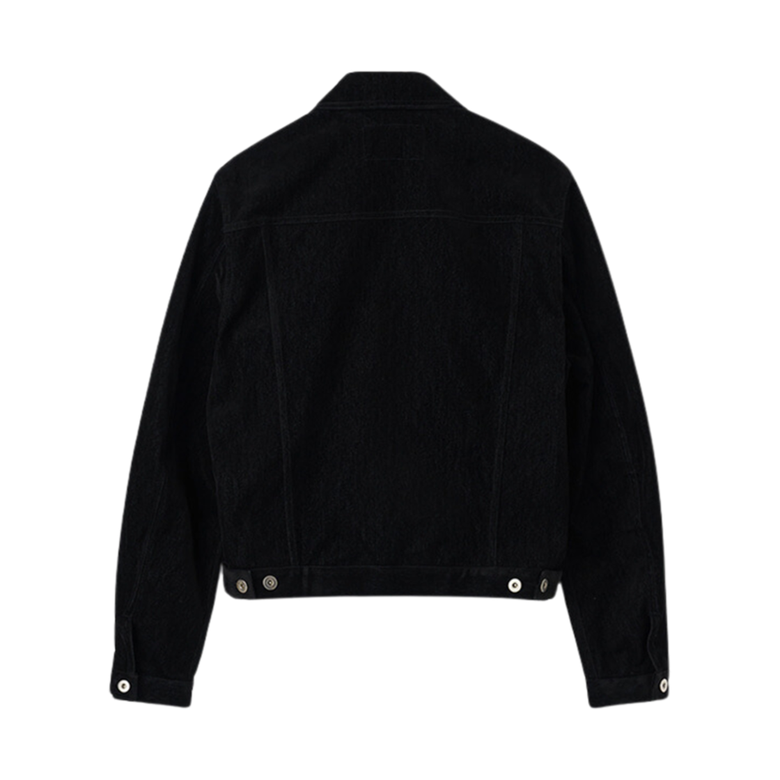 토니웩 벨벳 데님 트러커 자켓 블랙(Tonywack Velvet Denim Trucker Jacket Black) - 2