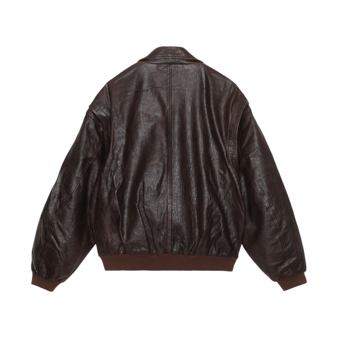 카브엠트 레더 플라잉 자켓 브라운 - 23SS(Cav Empt Leather Flying Jacket Brown - 23SS) - 2