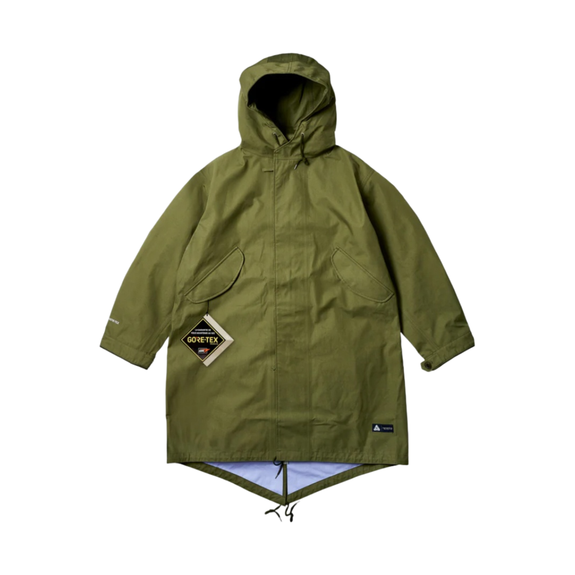 나나미카 x 팔라스 고어텍스 후드 코트 세이지 그린 - 23FW