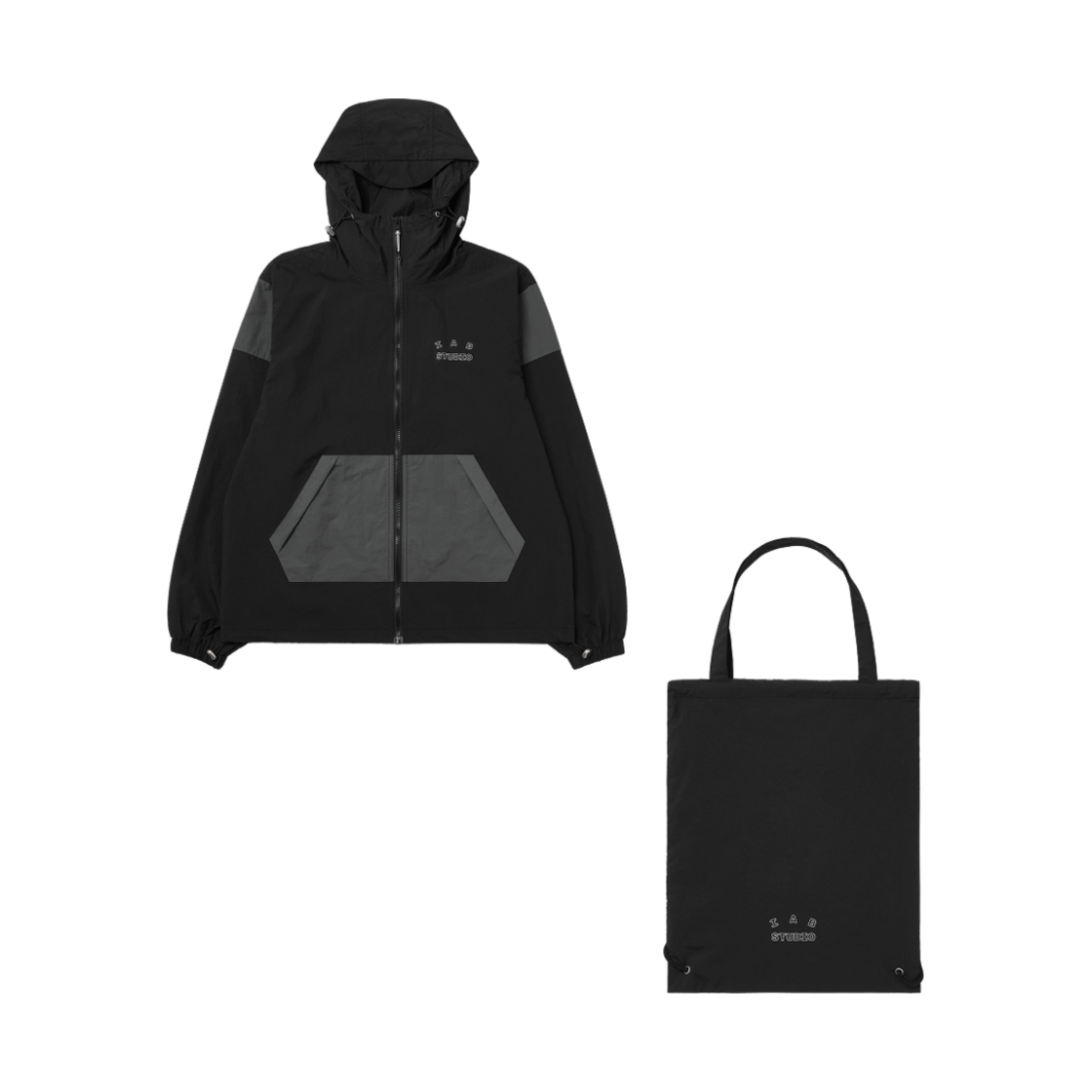 아이앱 스튜디오 윈드 자켓 팩 블랙 실버(IAB Studio Wind Jacket Pack Black Silver)