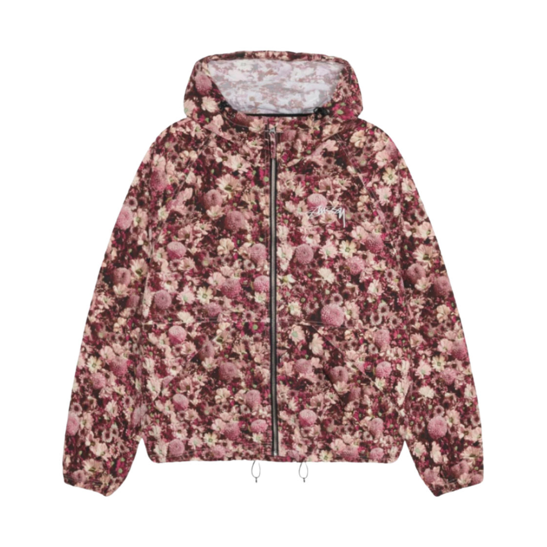 ★Stussy Beach Shell Wrinkled Nylon Jacket Magenta★ Stussy Wrinkled Nylon Beach Shell Jacket Magenta Men's