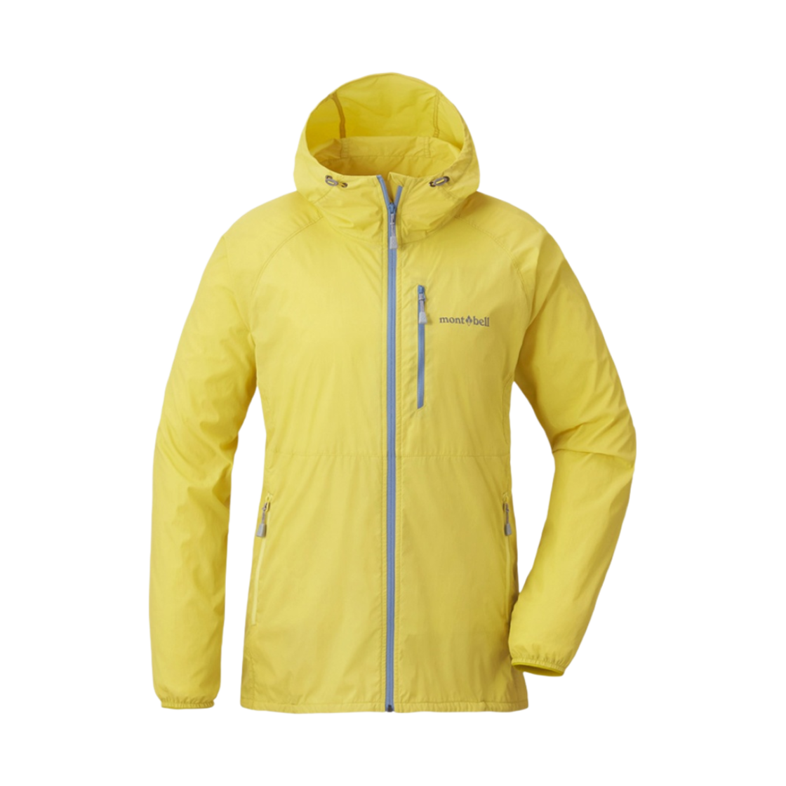 1103323 (W) Montbell Wind Blast Hooded Jacket Yellow