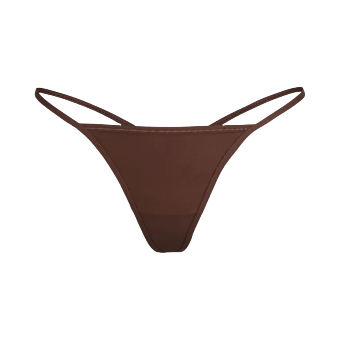 (W) 스킴스 핏츠 에브리바디 티 스트링 통 코코아((W) Skims Fits Everybody T-String Thong Cocoa) - 1