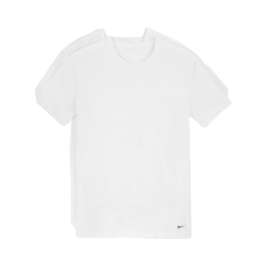 KE1010-100 Nike Everyday Cotton Stretch Slim Fit Crew Neck Undershirt White (2 Pack)