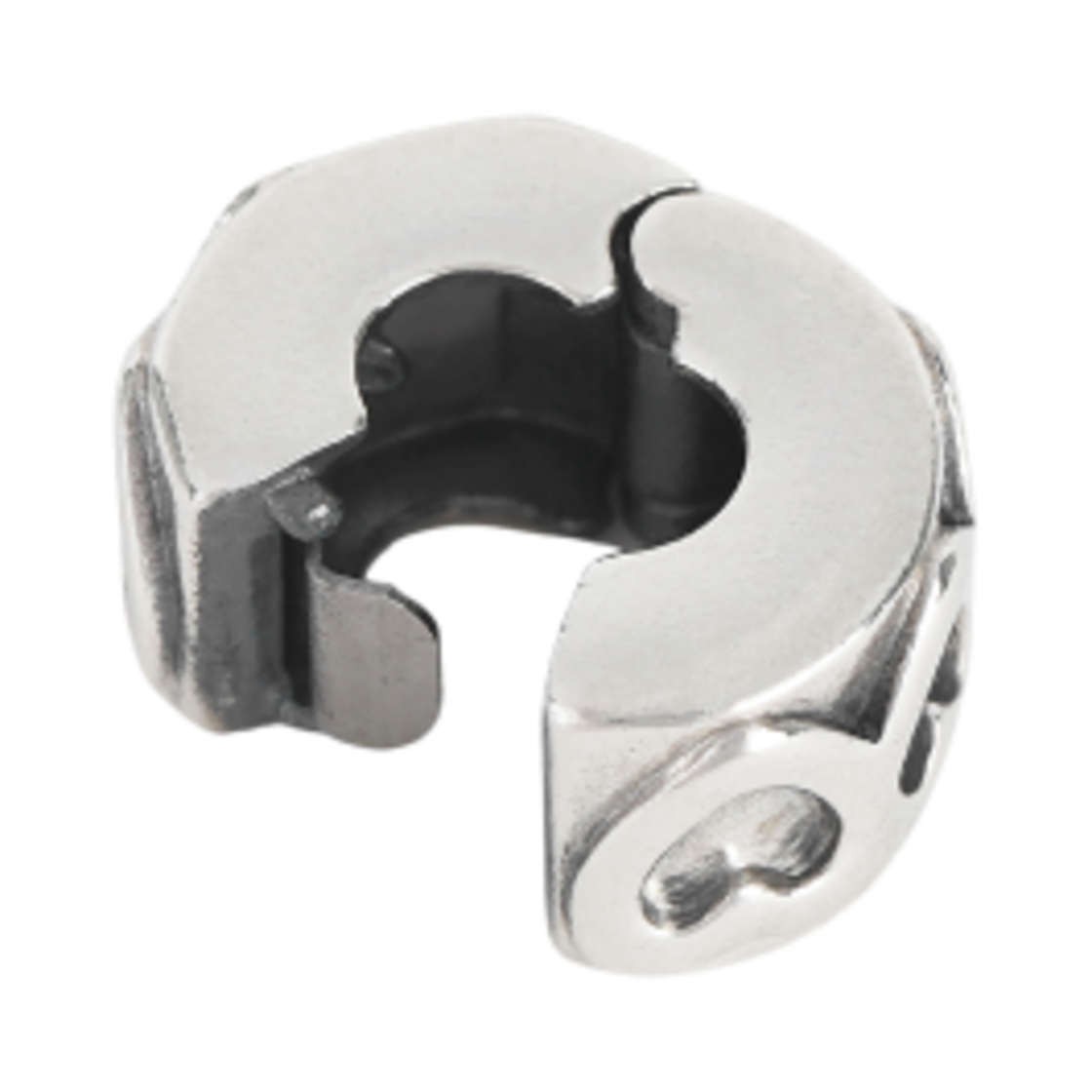 (W) 판도라 밴드 오브 하트 클립 참 스털링 실버((W) Pandora Band of Hearts Clip Charm Sterling Silver) - 2