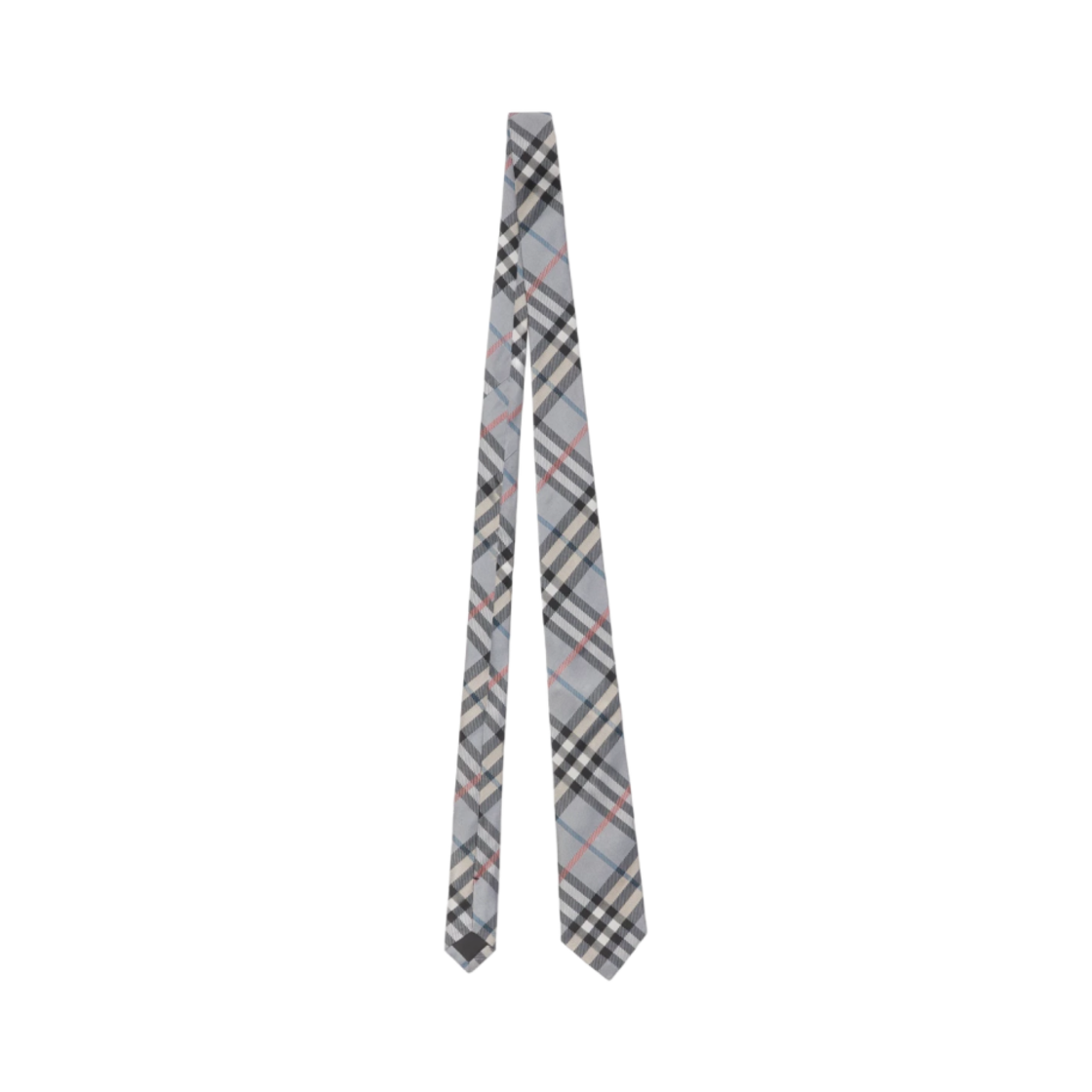 8103719 Burberry Check Silk Tie Glacier