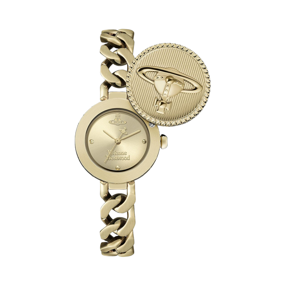 VV323CPGD (W) Vivienne Westwood Orb Button 25mm Gold