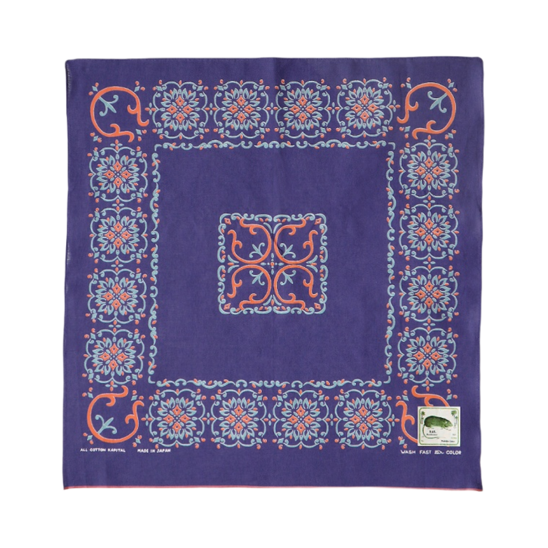 캐피탈 패스트컬러 셀비지 반다나 하바나 나자 퍼플