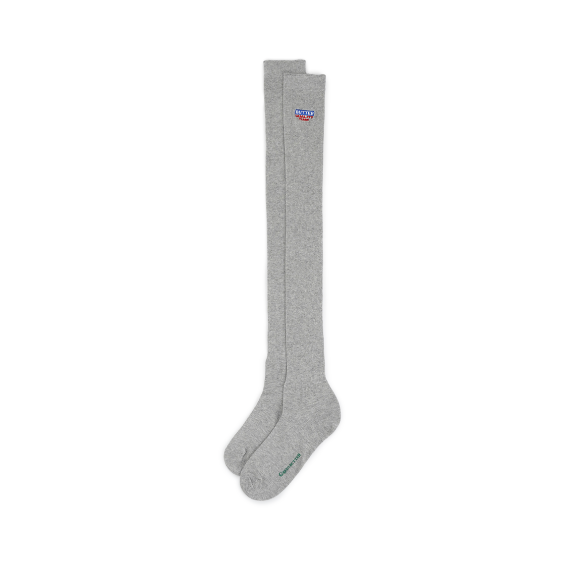 그린버터 버터 하이 니 삭스 멜란지(Greenbutter Butter High Knee Socks Melange)