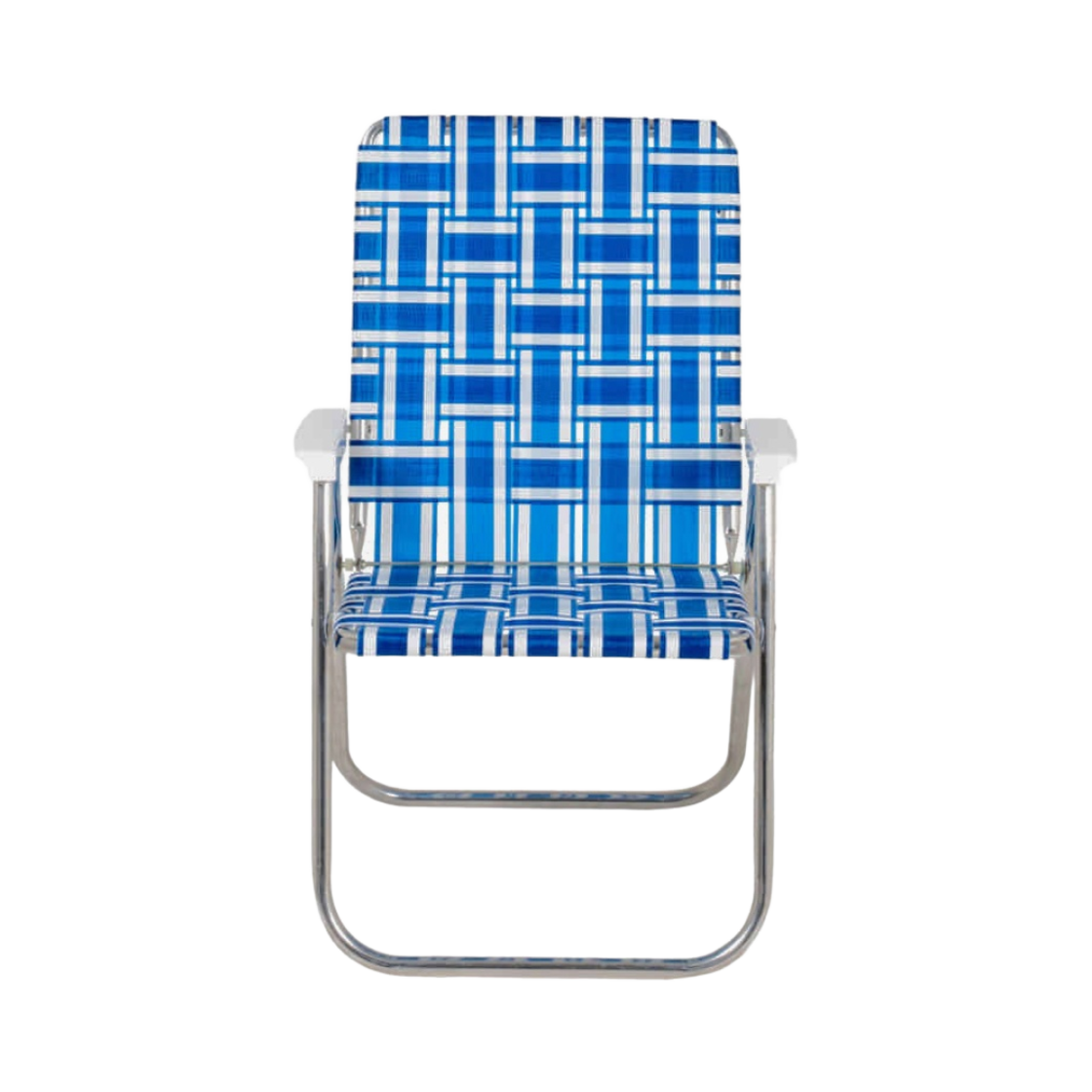 론 체어 클래식 체어 블루 화이트(Lawn Chair Classic Chair Blue White)