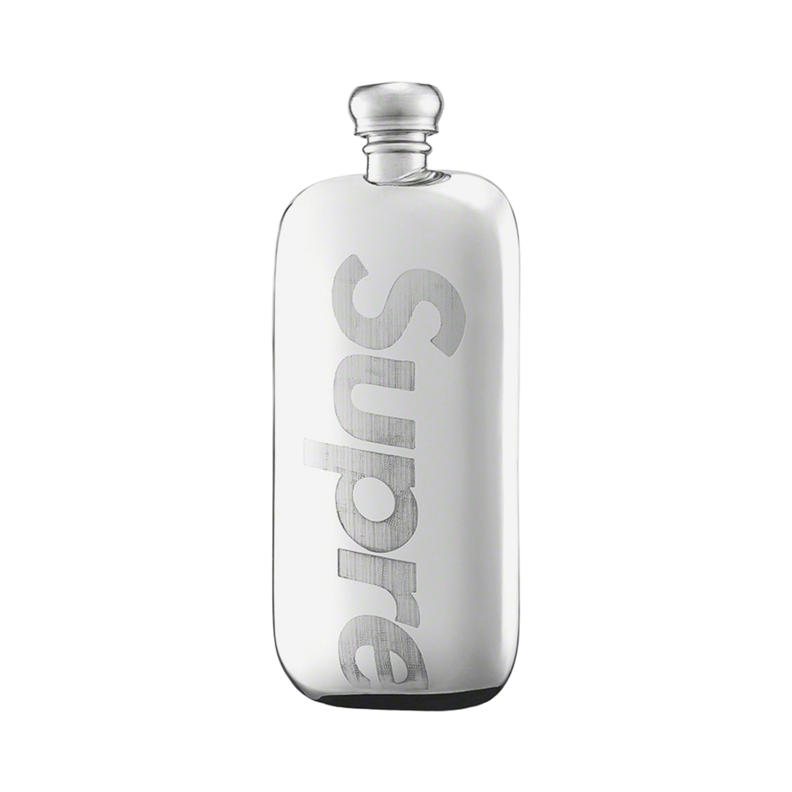 - Supreme 3 Oz. Pewter Flask Silver - 22FW