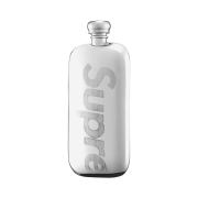 Supreme 3 Oz. Pewter Flask Silver - 22FW