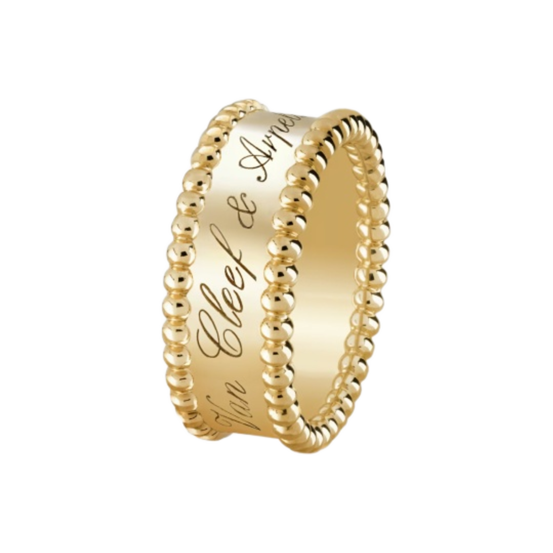 (W) 반 클리프 & 아펠 뻬를리 시그니처 링 옐로우 골드((W) Van Cleef & Arpels Perlee Signature Ring Yellow Gold)
