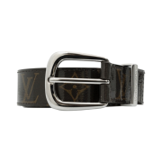 Louis Vuitton Quest 30mm Glaze Belt Brown