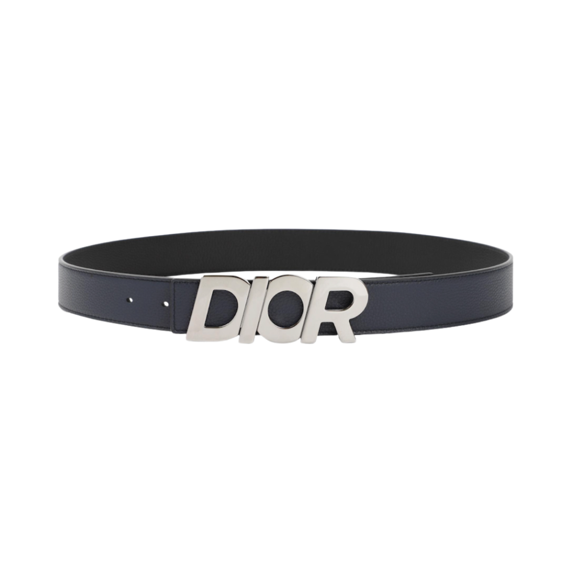 디올 로고 플라크 리버시블 벨트 블랙 네이비(Dior Logo Plaque Reversible Belt Black Navy) - 1
