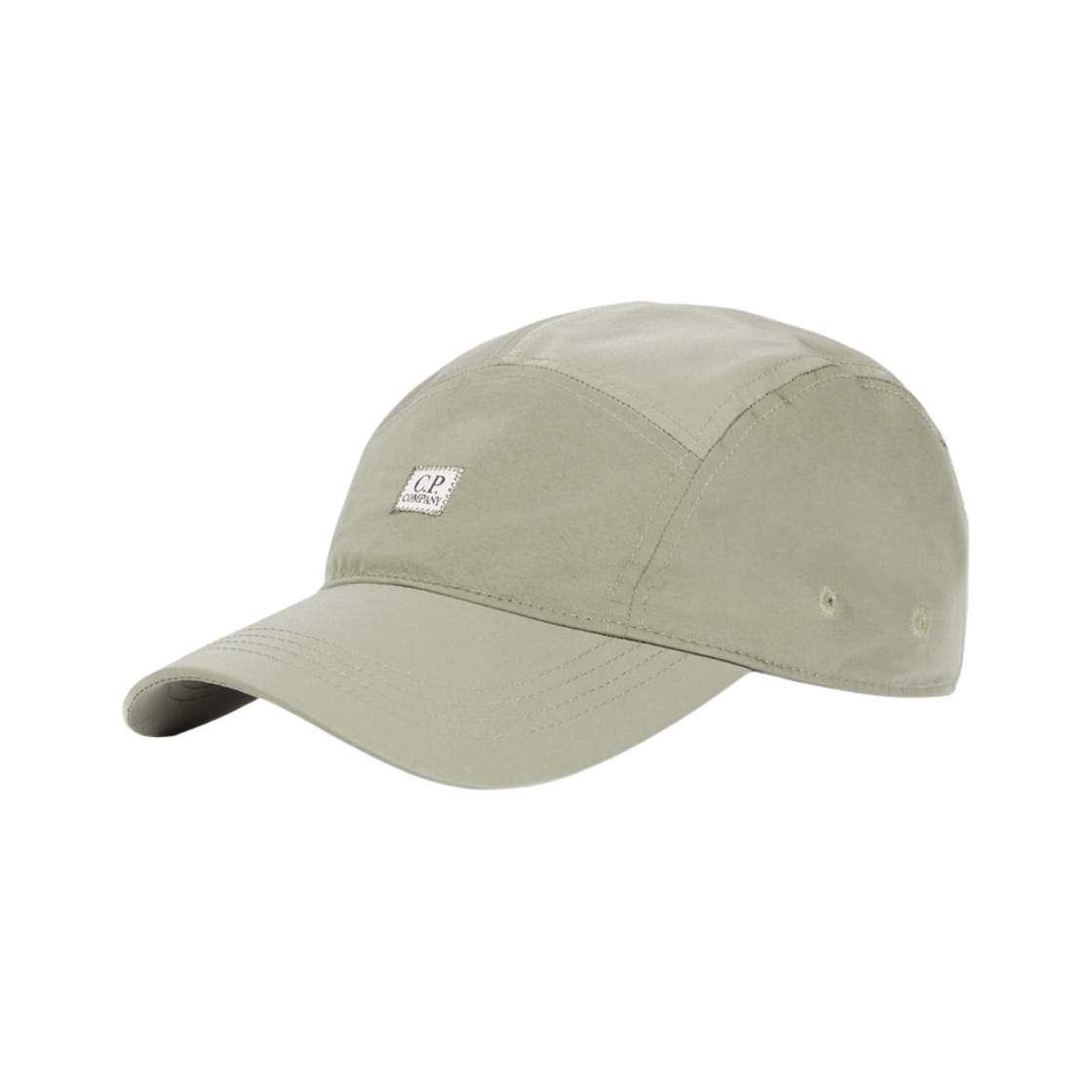 C.P. 컴퍼니 크롬-R 패널드 로고 캡 브론즈 그린 - 23SS(C.P. Company Chrome-R Panelled Logo Cap Bronze Green - 23SS) - 1