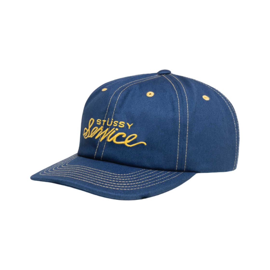 Stussy Our Legacy MID-DEPTH CAP ネイビー Our Legacy Work Shop Mid-Depth Cap – Navy | Headwear