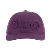 Stussy Low Pro Copyright Applique Strapback Cap Purple