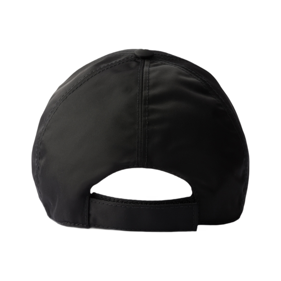 프라다 리나일론 베이스볼 캡 블랙 화이트(Prada Re-Nylon Baseball Cap Black White) - 2