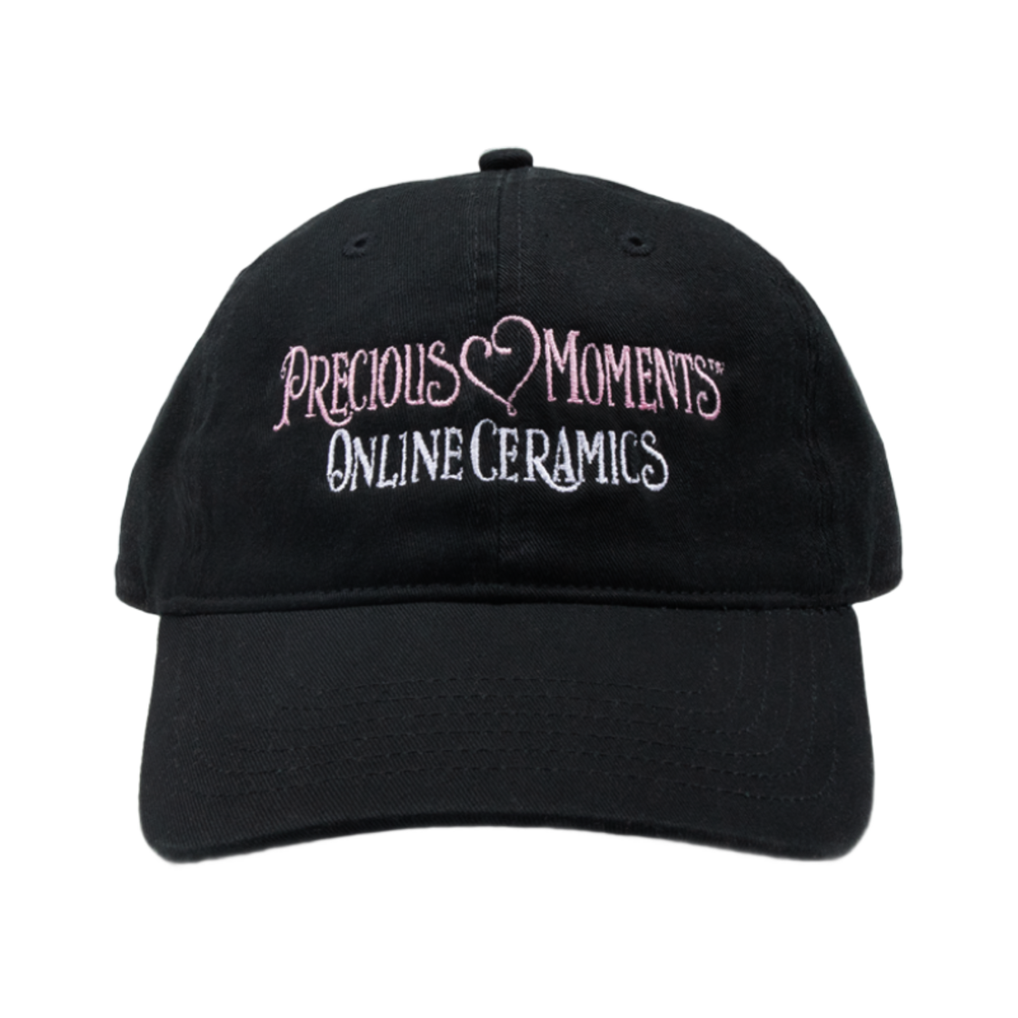 온라인 세라믹스 프레셔스 모먼트 하트 로고 햇 블랙(Online Ceramics Precious Moments Heart Logo Hat Black)