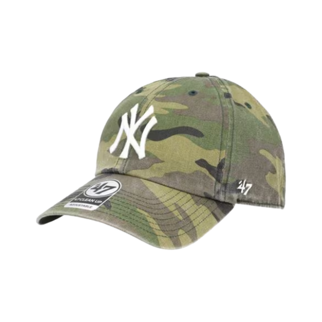 47 브랜드 뉴욕 양키스 빅 로고 캡 카모(47 Brand New York Yankees Big Logo Cap Camo) - 1