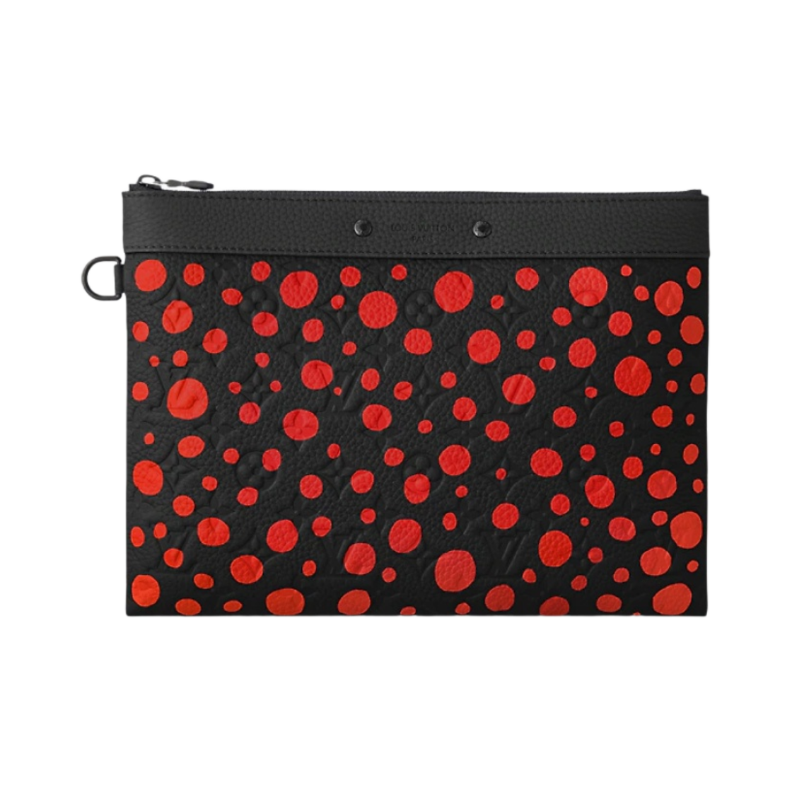 M82019 Louis Vuitton x YK Pochette To Go Black Red - #3