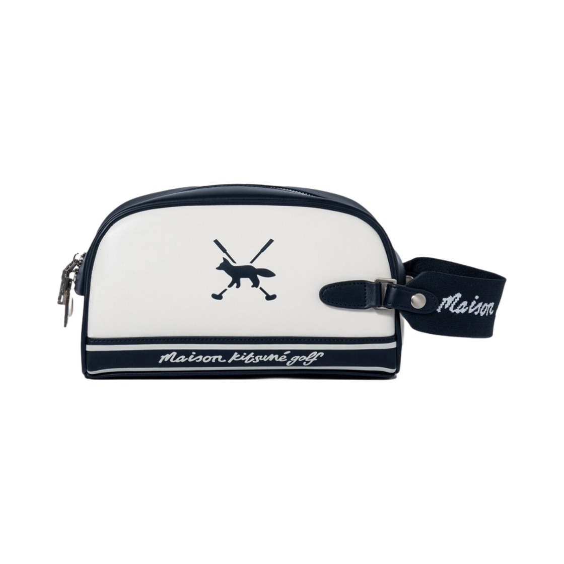 메종 키츠네 프로파일 폭스 파우치 화이트(Maison Kitsune Profile Fox Pouch White) - 1