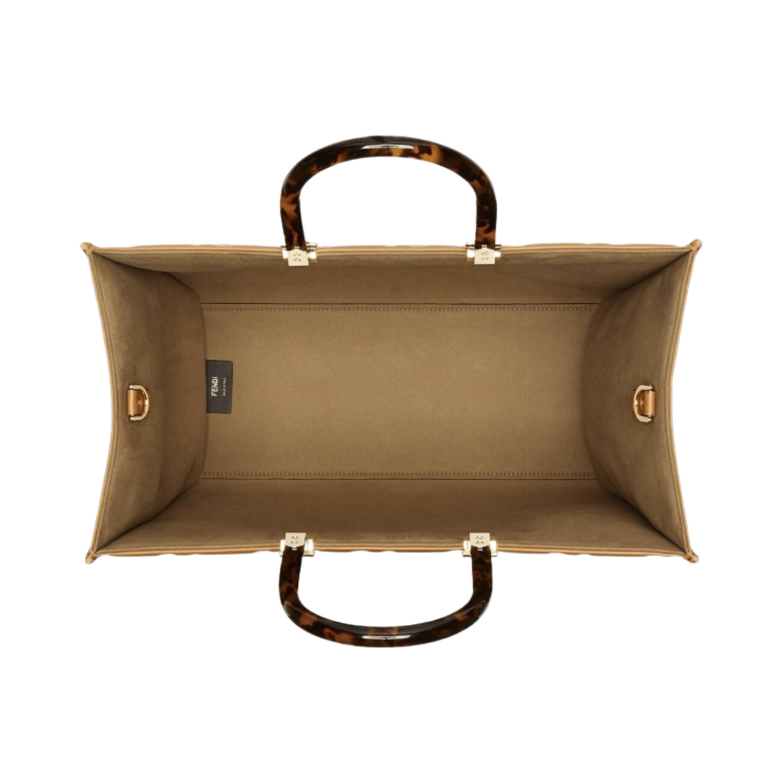 펜디 선샤인 미디움 레더 쇼퍼백 브라운(Fendi Sunshine Medium Leather Shopper Brown) - 3