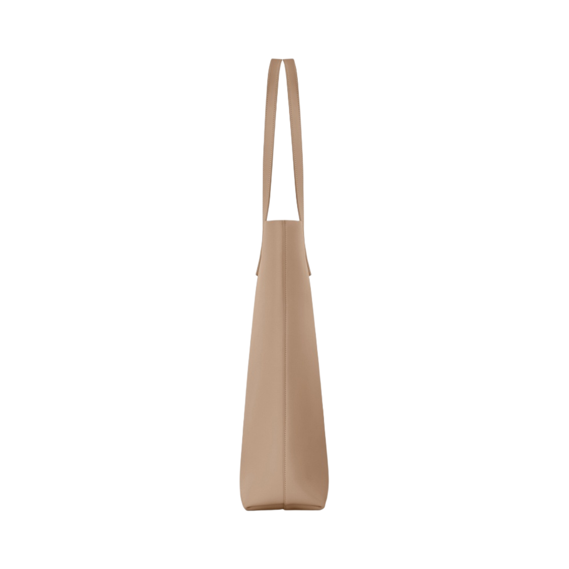 생로랑 서플 레더 노스/사우스 쇼핑백 다크 베이지(Saint Laurent Shopping Bag North/South in Supple Leather Dark Beige) - 3