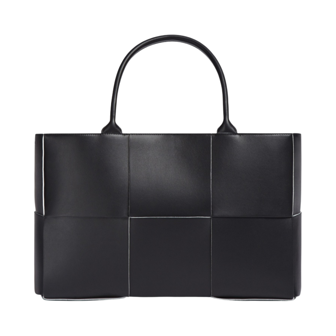 보테가 베네타 미디움 아르코 토트백 블랙 화이트(Bottega Veneta Medium Arco Tote Black White) - 1