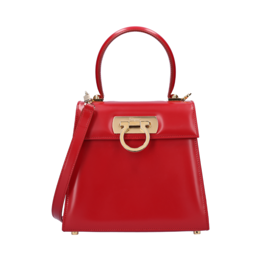 ITOFJQNDSQAK Ferragamo Small Kelly Bag Leather Red