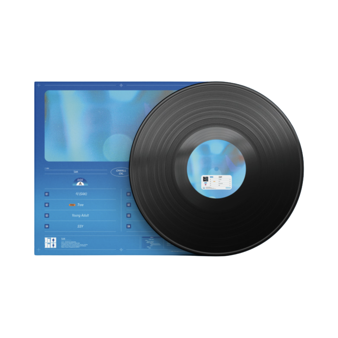 오월오일 1집 EP 삭 LP 블랙(Owalloil 1st EP SAK LP Black) - 2