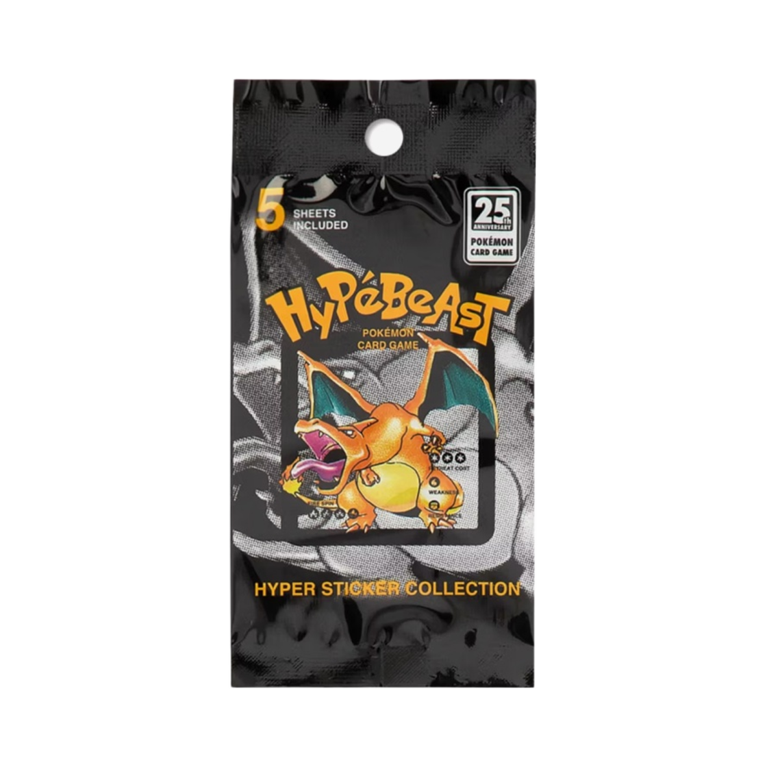 포켓몬 x 하입비스트 TCG 25주년 기념 캡슐 컬렉션 스티커 팩 B(Pokemon x Hypebeast TCG 25th Anniversary Capsule Collection Sticker Pack B) - 2