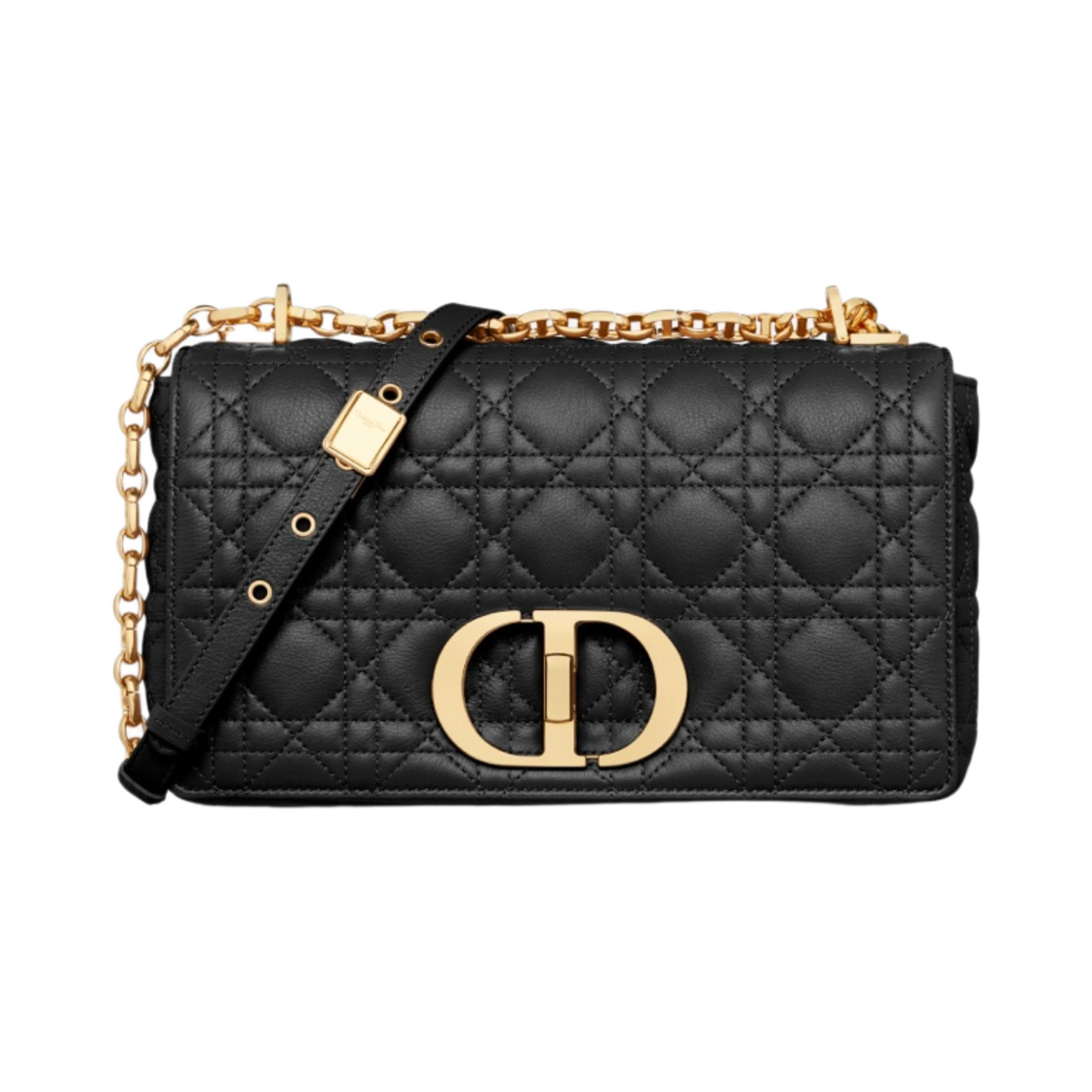 디올 미디움 카로백 서플 까나쥬 카프스킨 블랙