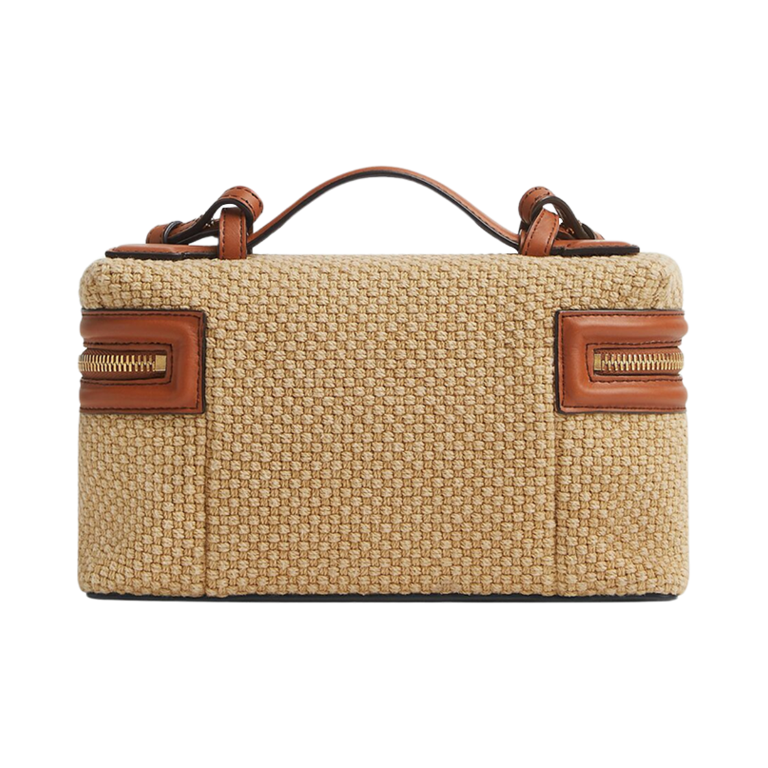 보테가 베네타 뱅뱅 베니티 케이스 케인 슈가 라이트 우드 폰단트(Bottega Veneta Bang Bang Vanity Case Cane Sugar Light Wood Fondant) - 2