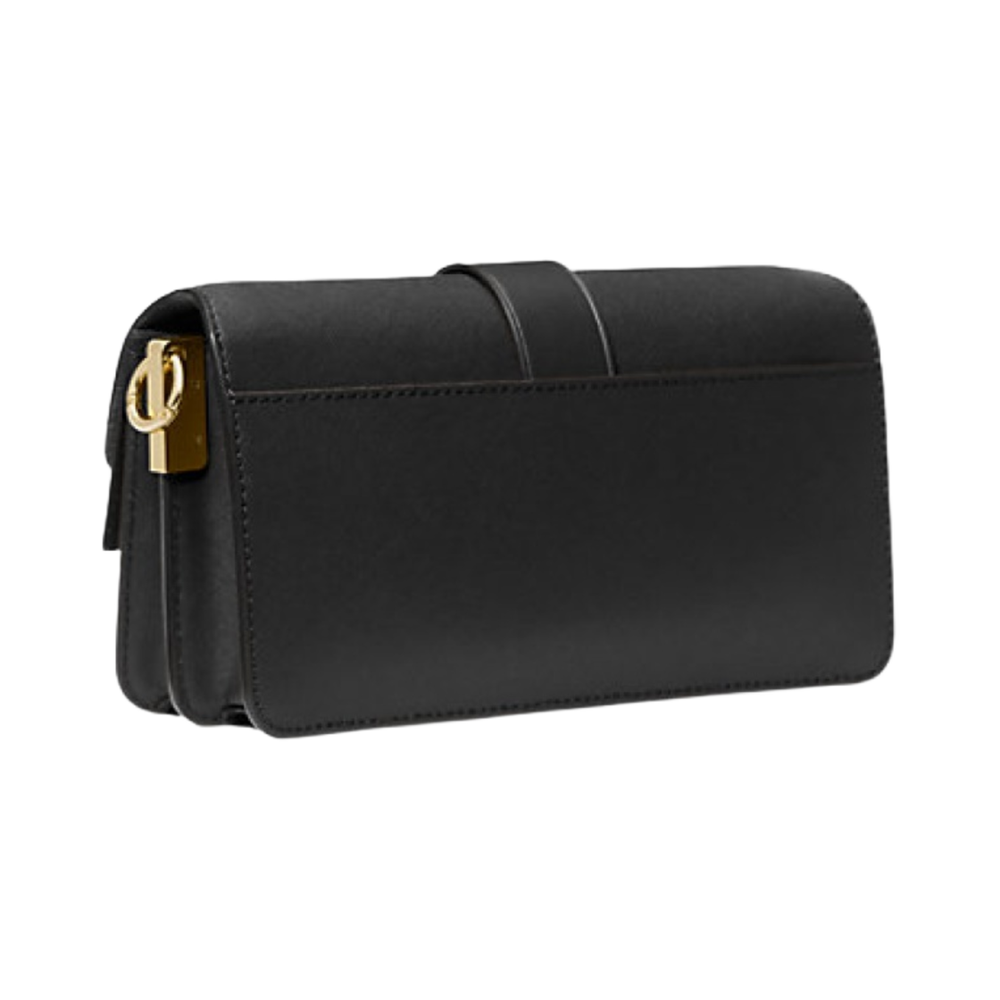 마이클 코어스 그린위치 미디움 사피아노 레더 숄더백 블랙(Michael Kors Greenwich Medium Saffiano Leather Shoulder Bag Black) - 2