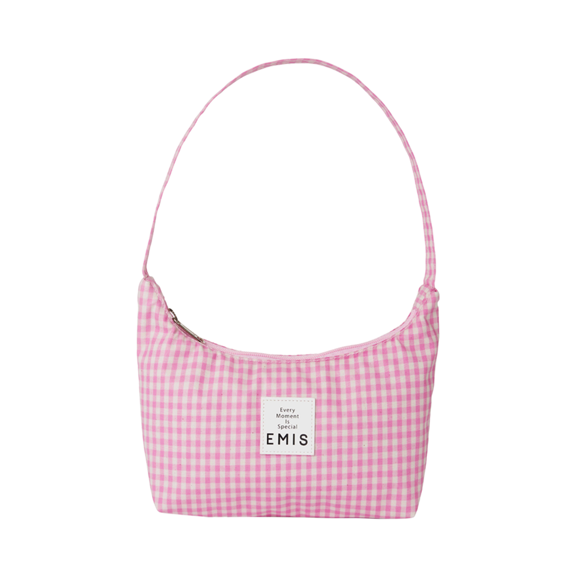 이미스 체크 호보백 핑크(Emis Check Hobo Bag Pink) - 1