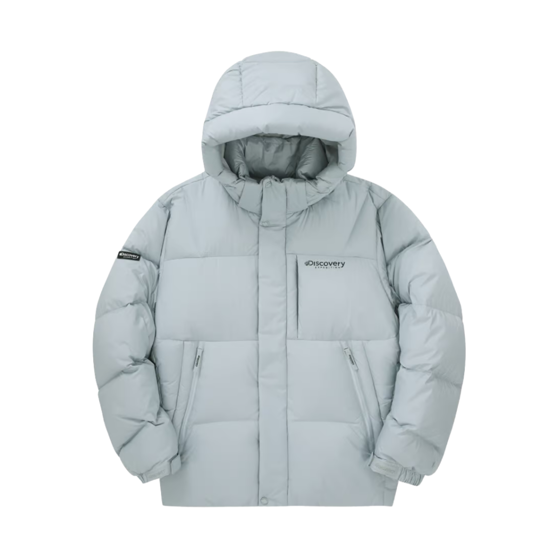 DMDJ6A046-SIL Discovery Expedition Bern Gorpcore Goose Down Sky Blue