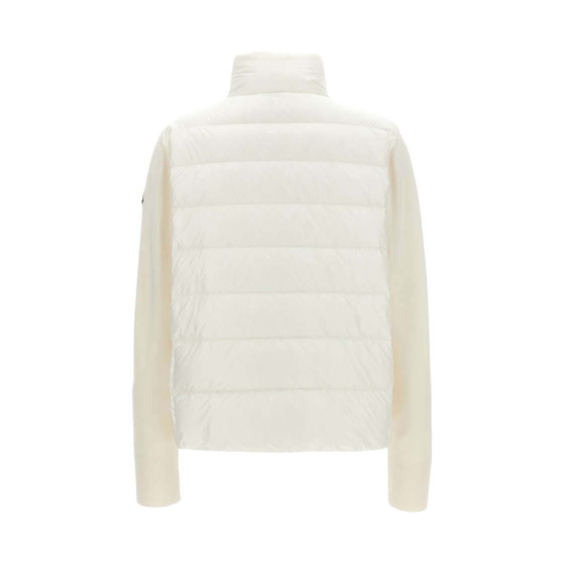 (W) 몽클레르 패딩 울 가디건 화이트 - 24FW((W) Moncler Padded Wool Cardigan White - 24FW) - 2