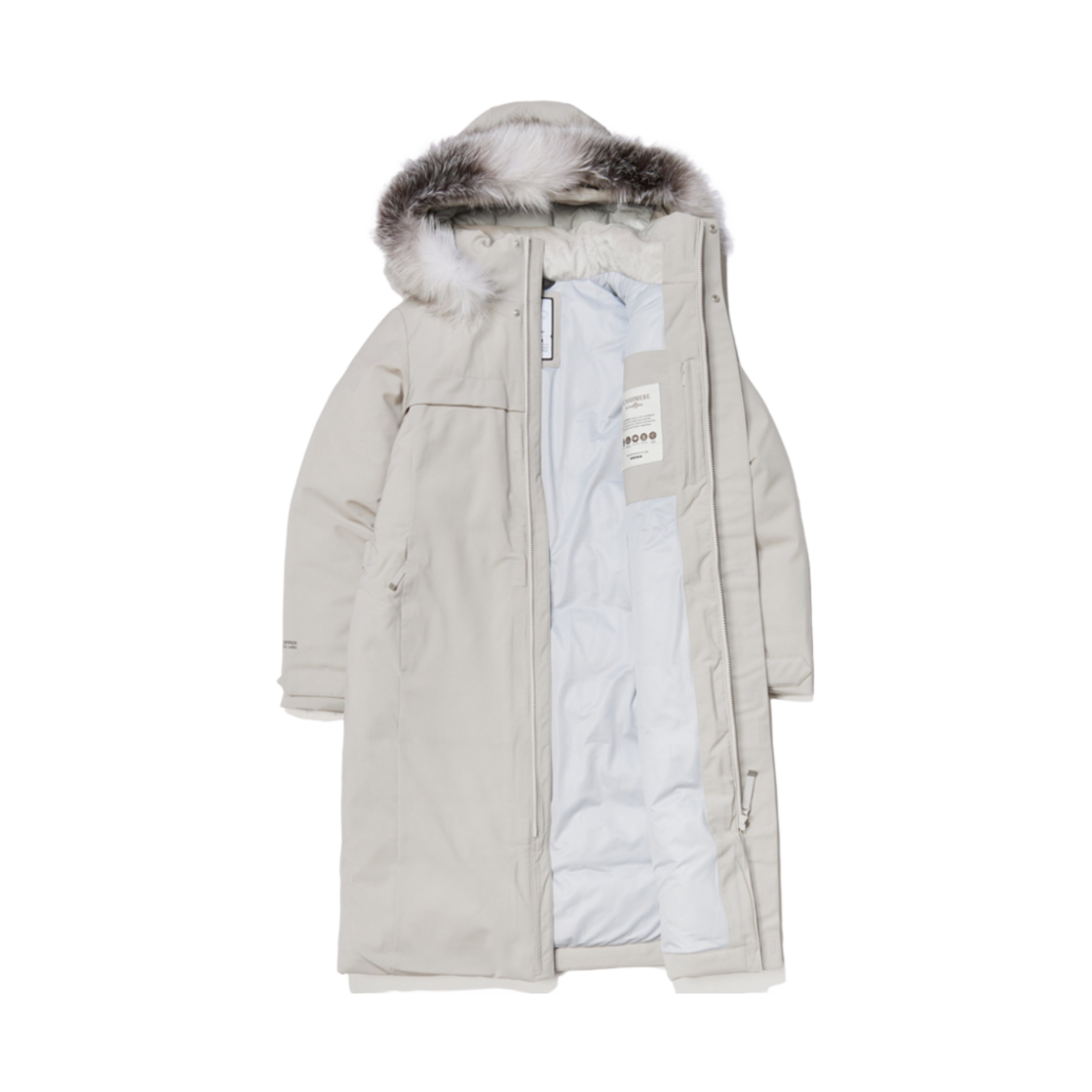 (W) 아이더 라헨느 캐시미어 얼티메이트 다운 자켓 오트밀 그레이((W) Eider La Reine Cashmere Ultimate Down Jacket Oatmeal Grey) - 3