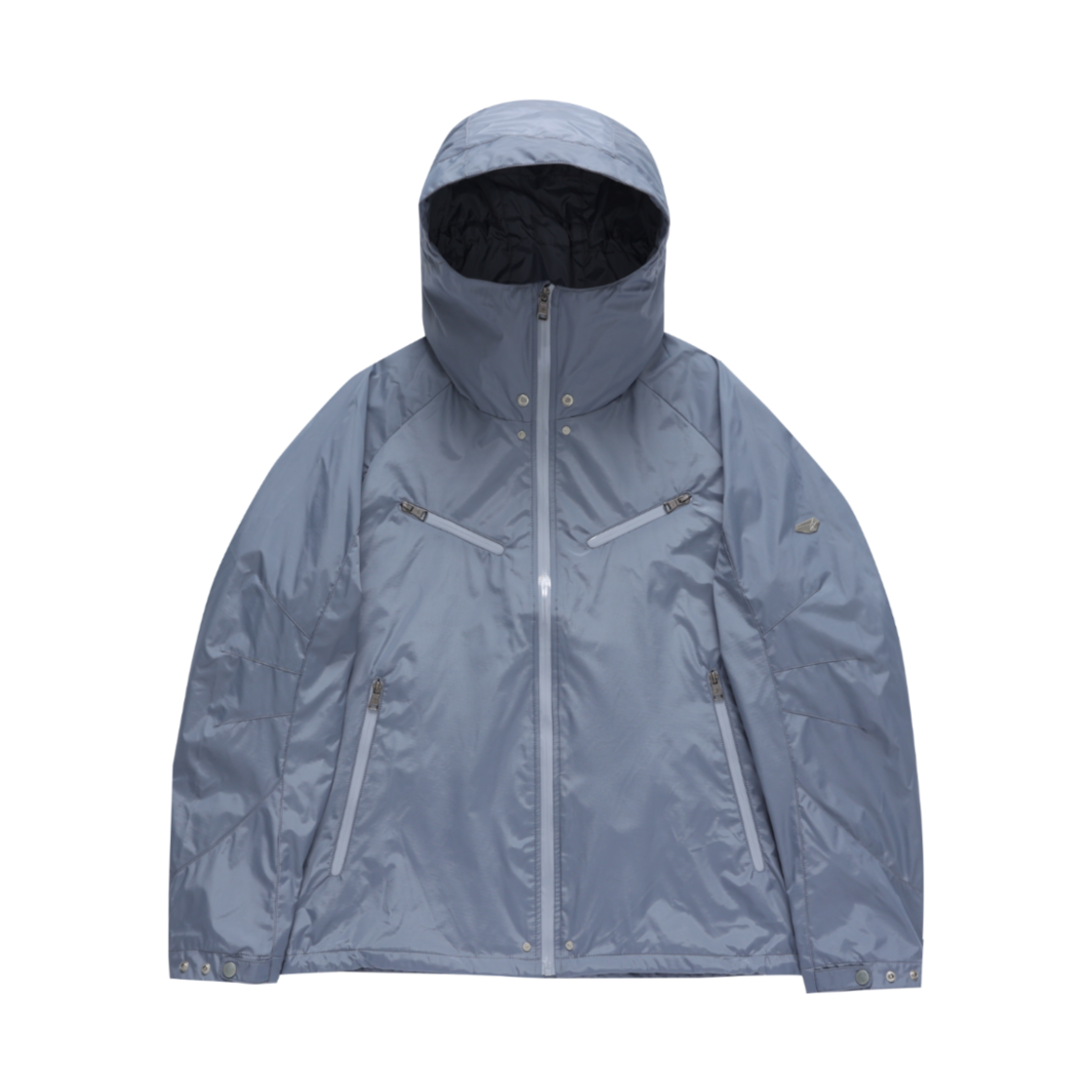 L15UJU001GYB LOCKHEED MARTIN Back Storage Windbreaker Blue Grey