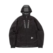 And Wander Alpha AIR Hoodie Black