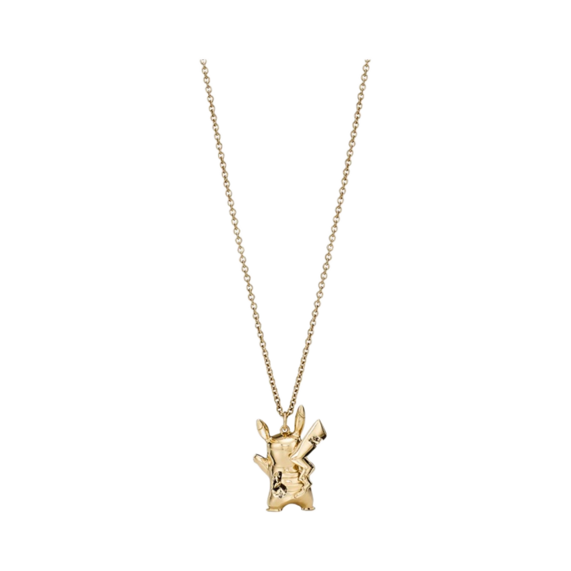 티파니 앤 코 x 다니엘 아샴 x 포켓몬 스몰 피카츄 펜던트 18k 옐로우 골드 다이아몬드(Tiffany & Co. x Daniel Arsham x Pokemon Small Pikachu Pendant in 18K Yellow Gold with Diamonds) - 3
