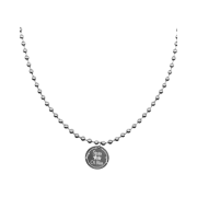 Nff Bliss Coin Necklace Silver