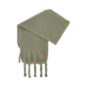 Loewe Muffler In Mohair and Wool Dusty Olive