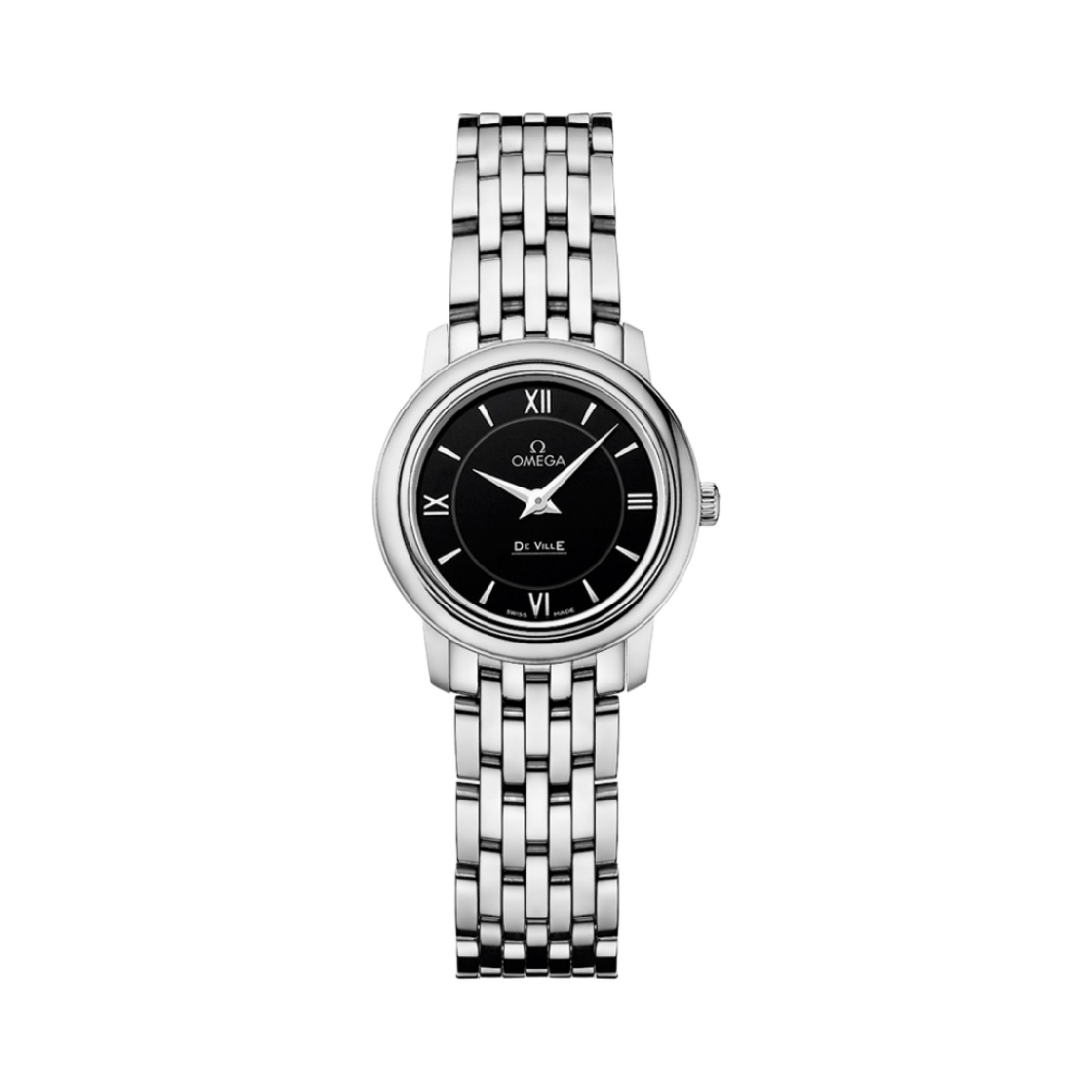 오메가 드 빌 프레스티지 쿼츠 스틸 블랙(Omega De Ville Prestige Quartz Steel Black) - 1