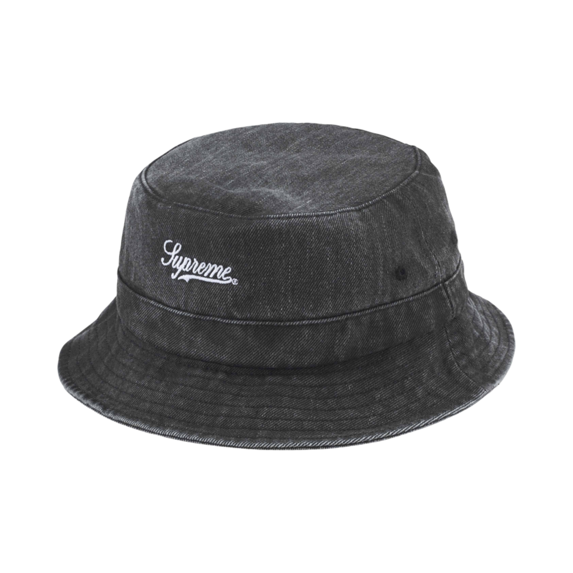 帽子 Supreme 24ss coated denim crusher M/L Supreme 24SS Coated Denim Crusher Bucket Hat Mens M L Used