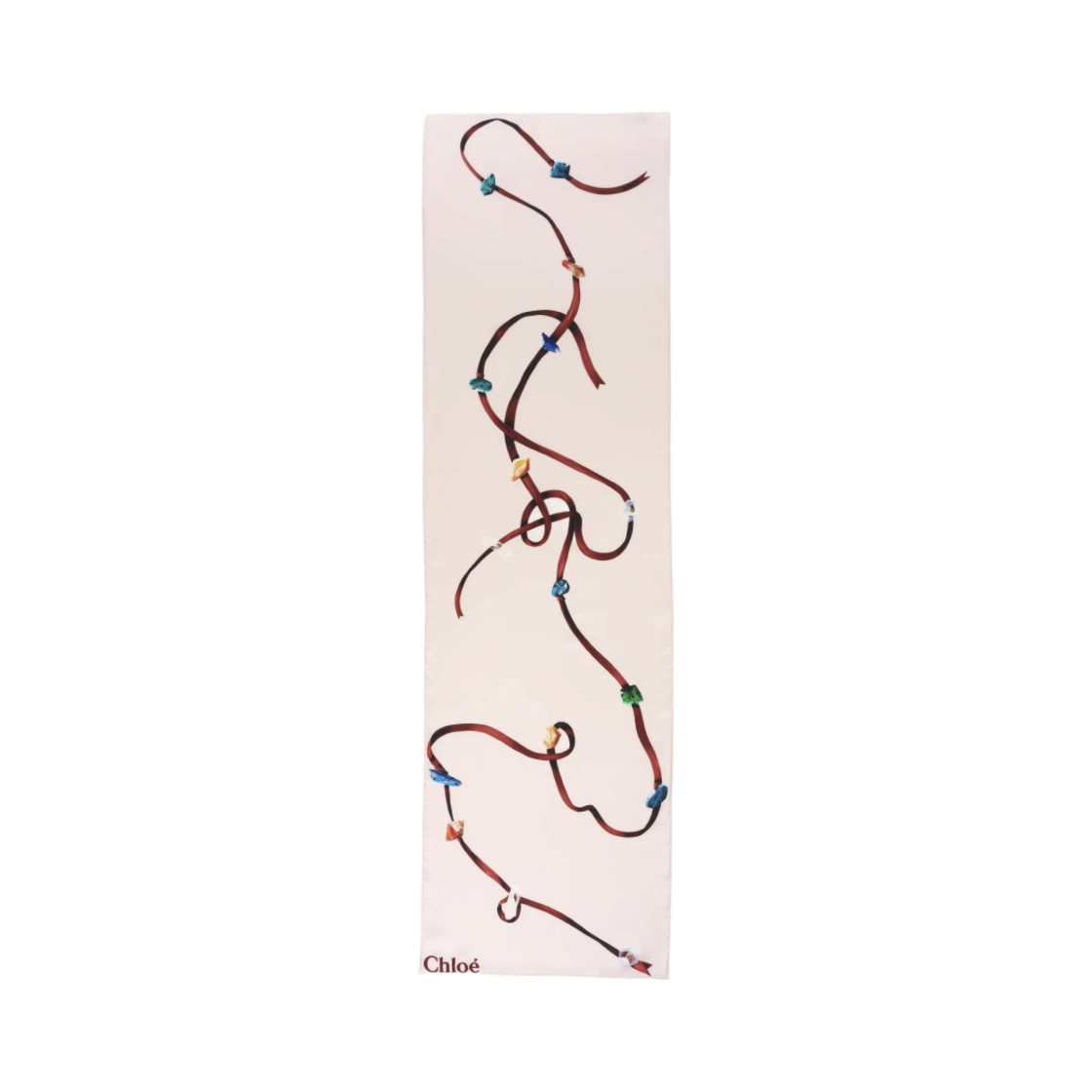 끌로에 조디악 파이어 프린티드 스카프 멀티컬러(Chloe Zodiac Fire Printed Scarf Multicolor)