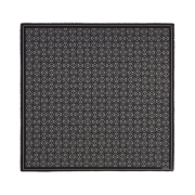 Loewe Anagram Scarf In Wool and Silk Black Black